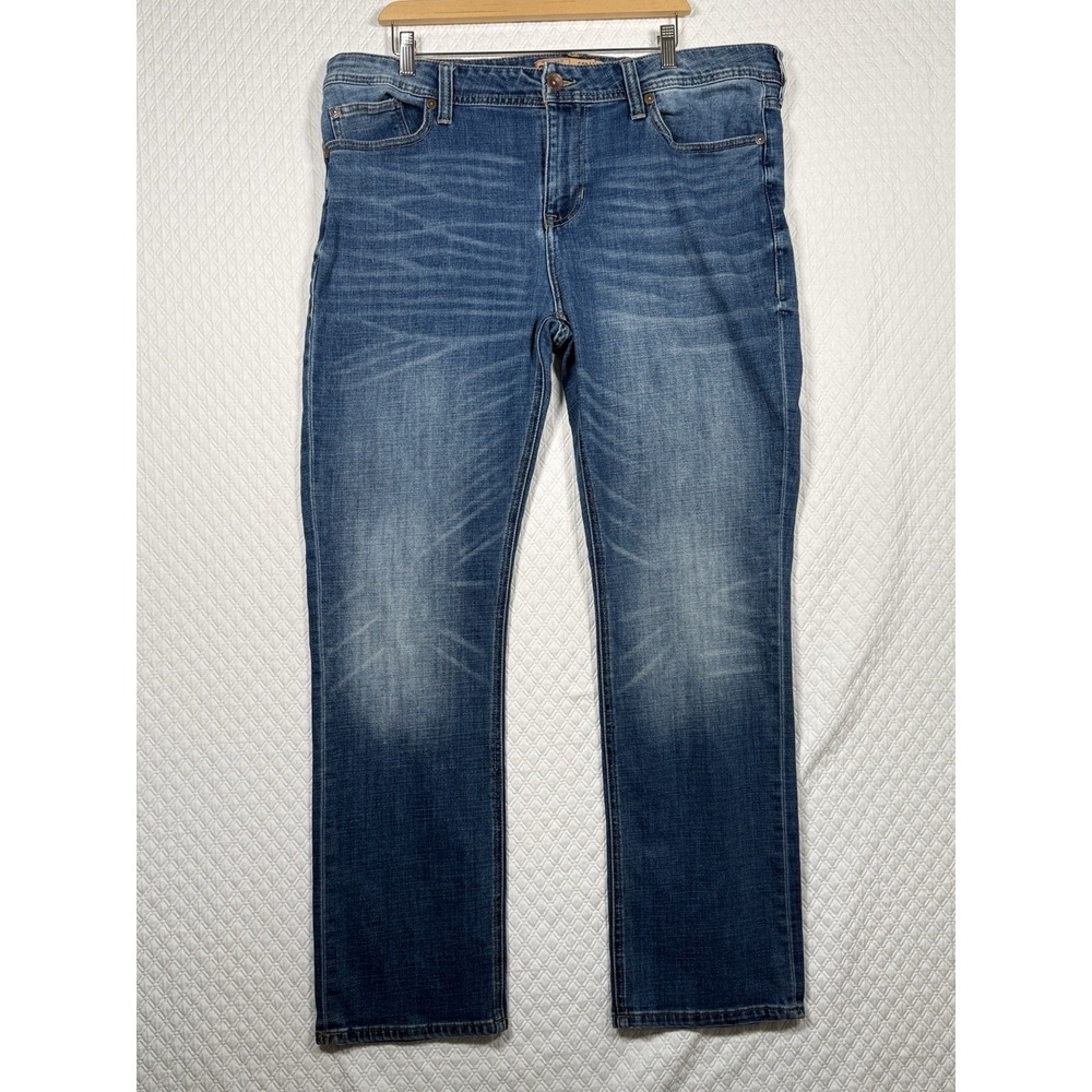 Y2K Seven 7 Jeans Men Fits 40x33 Blue Straight Fit Medium Wash Chore Barn Cowboy